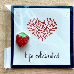 Keep Collective strawberry charm